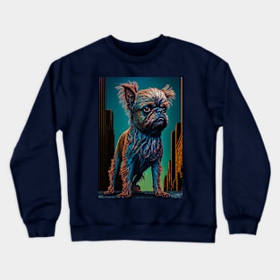 Brussels Griffon in the Big Apple 3 Crewneck Sweatshirt